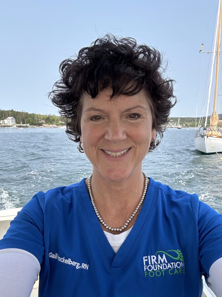 Gail Hackelberg, RN, CFCS – mobile foot care nurse in Maine